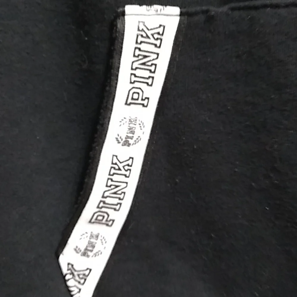 FIRM! PINK Victoria's Secret Half Zip Pullover W/Hood Sz.M Gently Worn (BX85) - Picture 2 of 11